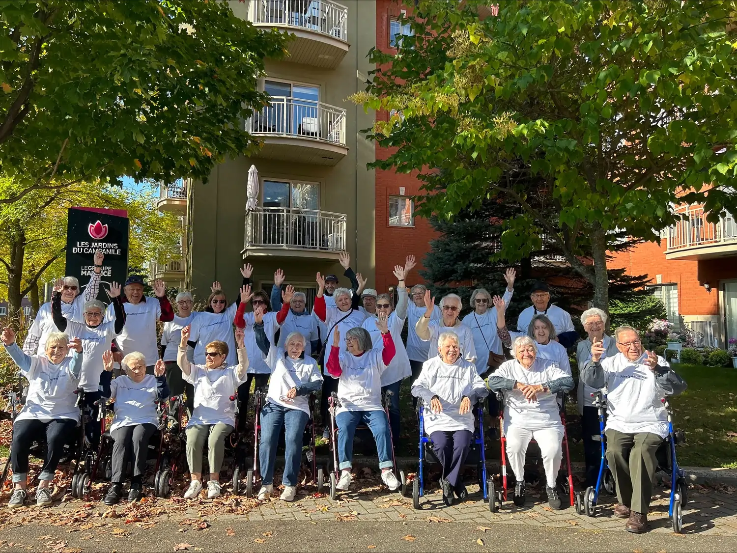 Marche des aînés - Résidence Les Jardins du Campanile - Shawinigan - Le Groupe Maurice