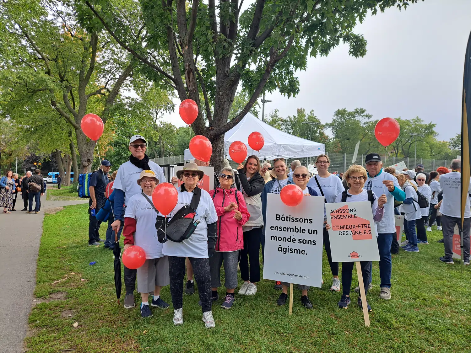 Marche des aînés - Résidence Les Jardins Millen - Montréal - Le Groupe Maurice